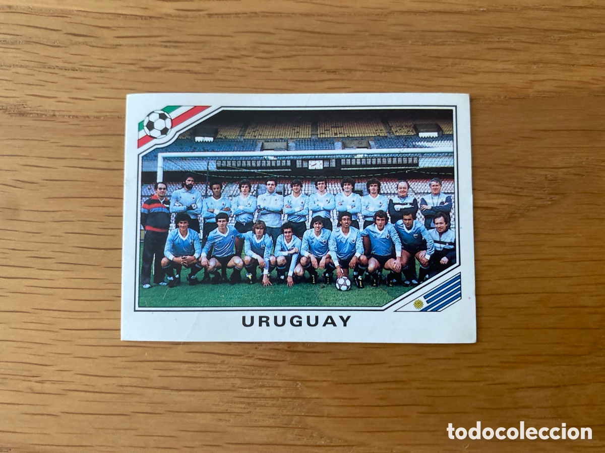 Football Stickers: Cromo panini mundial Mexico 86 n&uacute;mero 311 Uruguay - Sticker album world cup 1986
