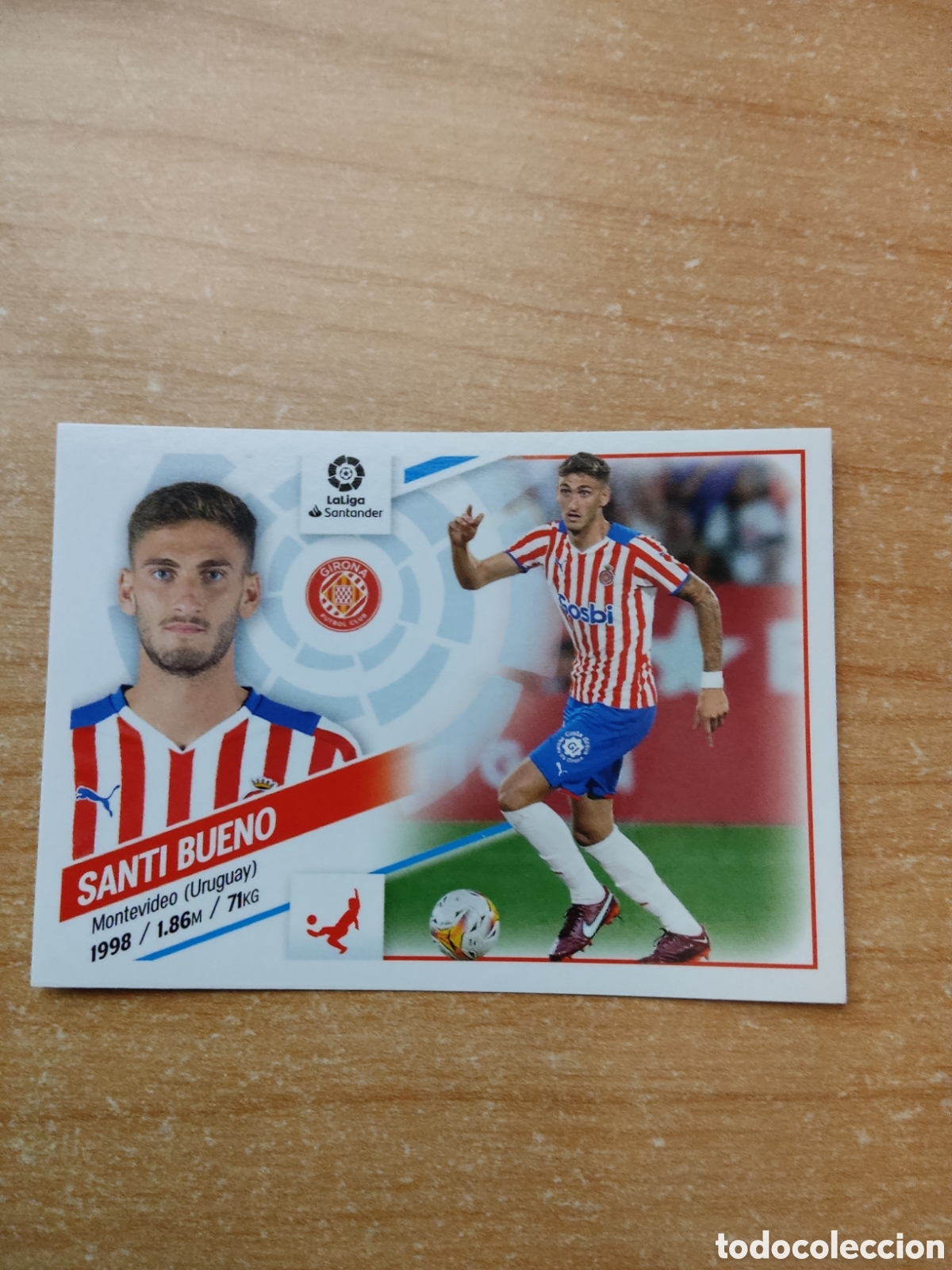 Football Stickers: 6 SANTI BUENO GIRONA LIGA ESTE 2022 2023