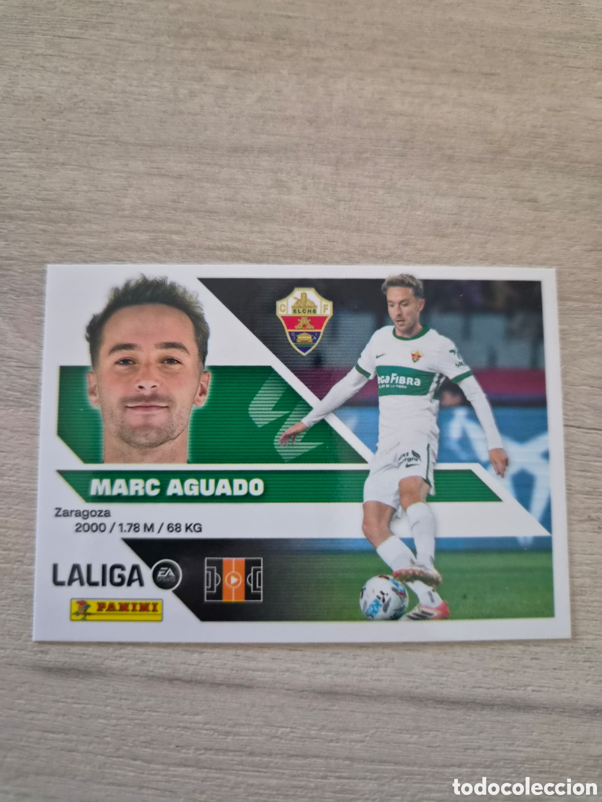 Football Stickers: N&deg;14 Elche Marc Aguado Liga Este 26/27