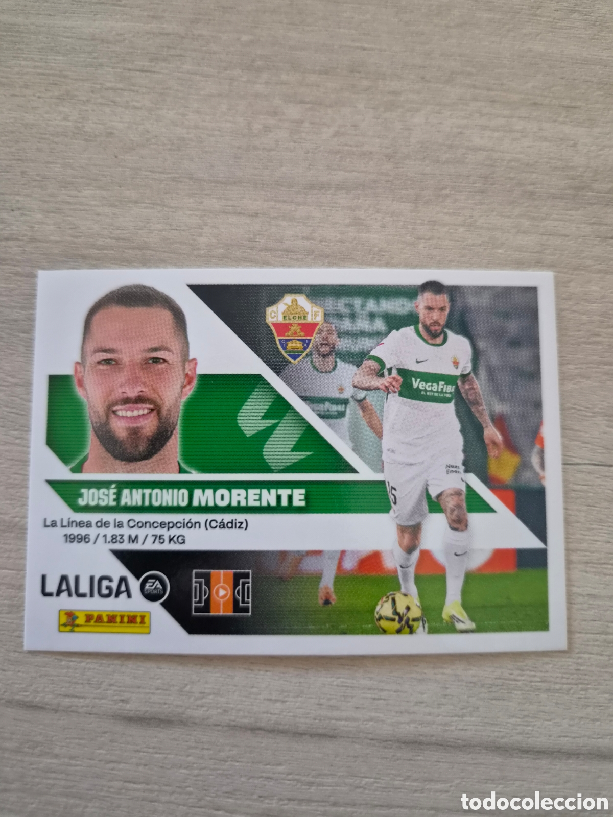 Football Stickers: N&deg;16 Elche Morente Liga Este 26/27