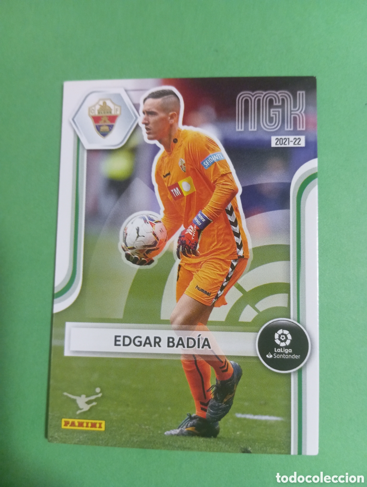 Figurine di Calcio: Edgar Bad&iacute;a Elche n&deg;128 / PANINI MEGACRACKS 2021/2022