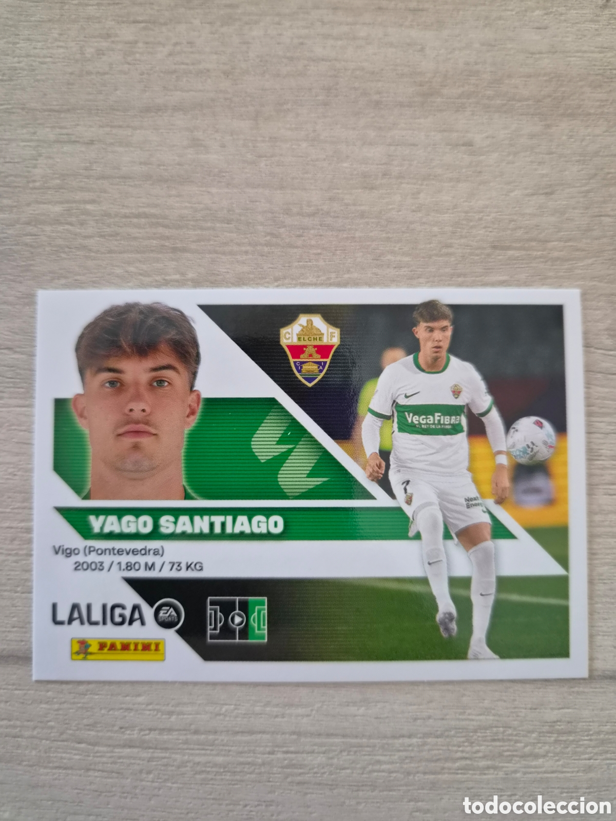 Figurine di Calcio: N&deg;20 Elche Yago Santiago Liga Este 26/27