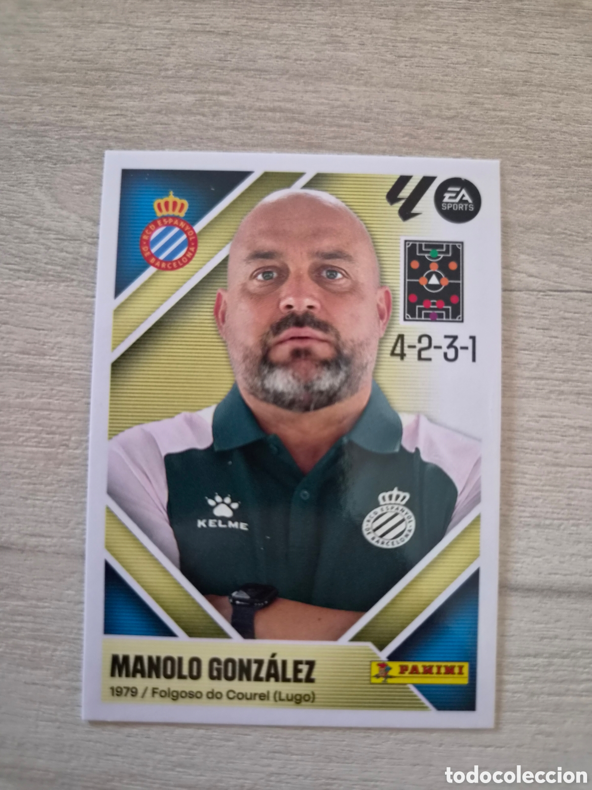 Figurine di Calcio: N&deg;2 Espanyol Manolo Gonz&aacute;lez Liga Este 26/27