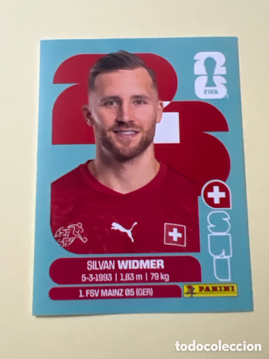 Figurine di Calcio: C5547. SUI 8 / SUI8 SILVAN WIDMER SUIZA CROMOS ALBUM FIFA WORLD CUP MUNDIAL 2026 PANINI