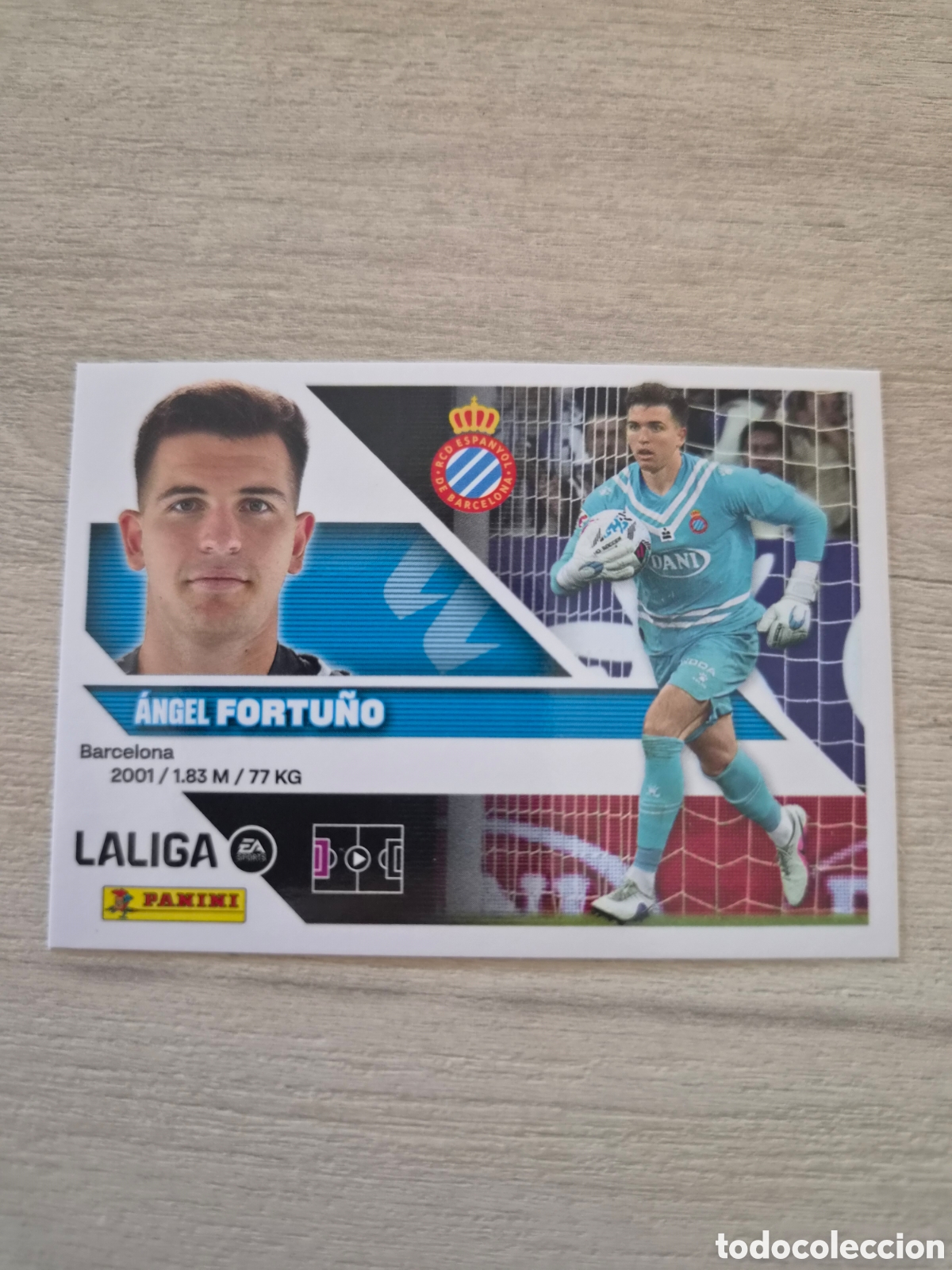 Cromos de f&uacute;tbol: N&deg;4 Espanyol Fortu&ntilde;o Liga Este 26/27