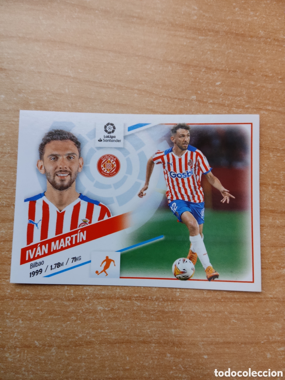 Cromos de f&uacute;tbol: 16 IVAN MARTIN GIRONA LIGA ESTE 2022 2023