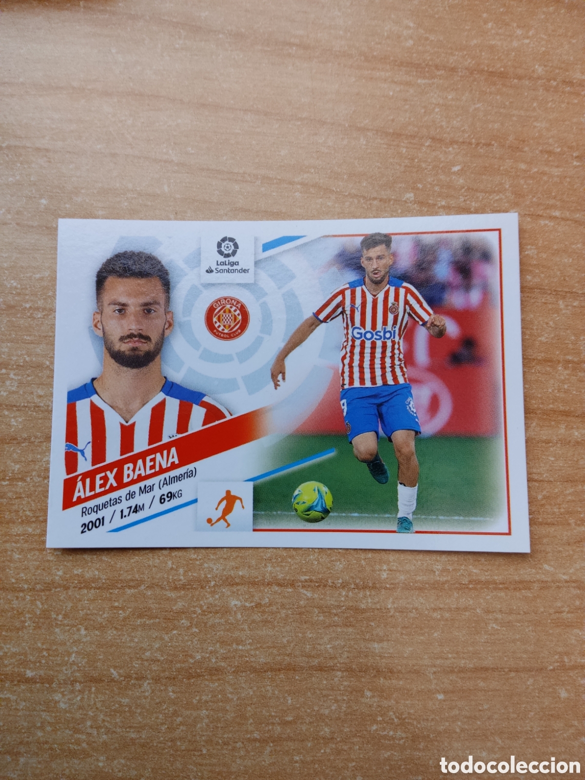 Cromos de f&uacute;tbol: 17 ALEX BAENA GIRONA LIGA ESTE 2022 2023