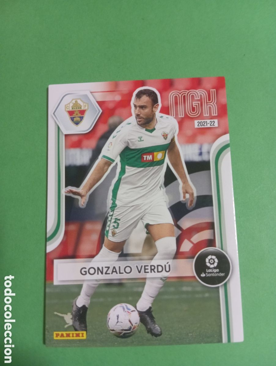 Cromos de f&uacute;tbol: Gonzalo Verd&uacute; Elche n&deg;134 / PANINI MEGACRACKS 2021/2022