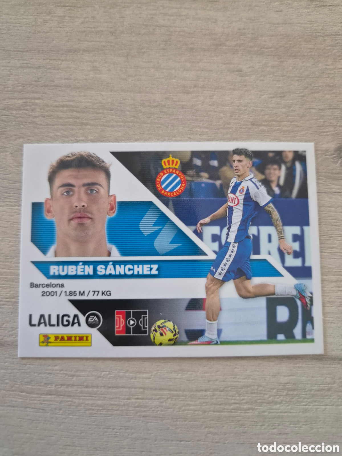 Cromos de f&uacute;tbol: N&deg;6 Espanyol Rub&eacute;n S&aacute;nchez Liga Este 26/27