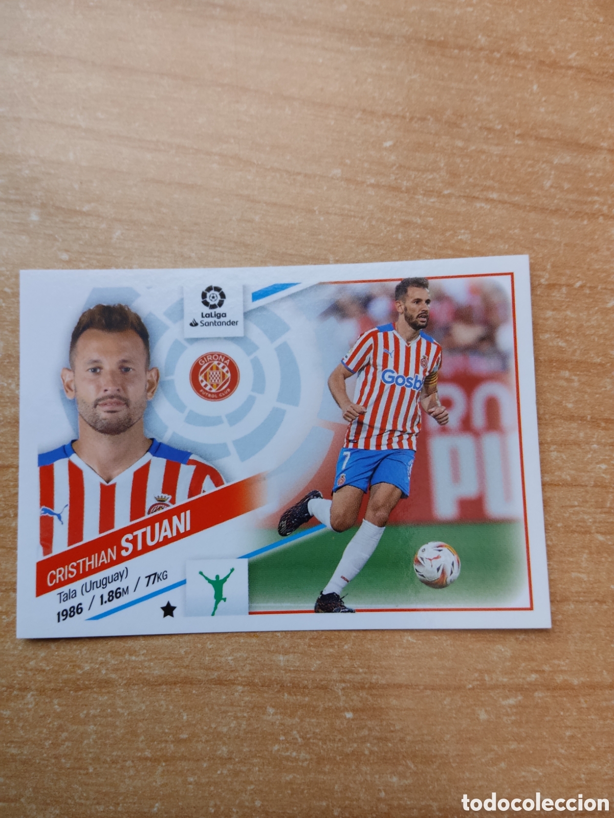 Cromos de f&uacute;tbol: 20 STUANI GIRONA LIGA ESTE 2022 2023