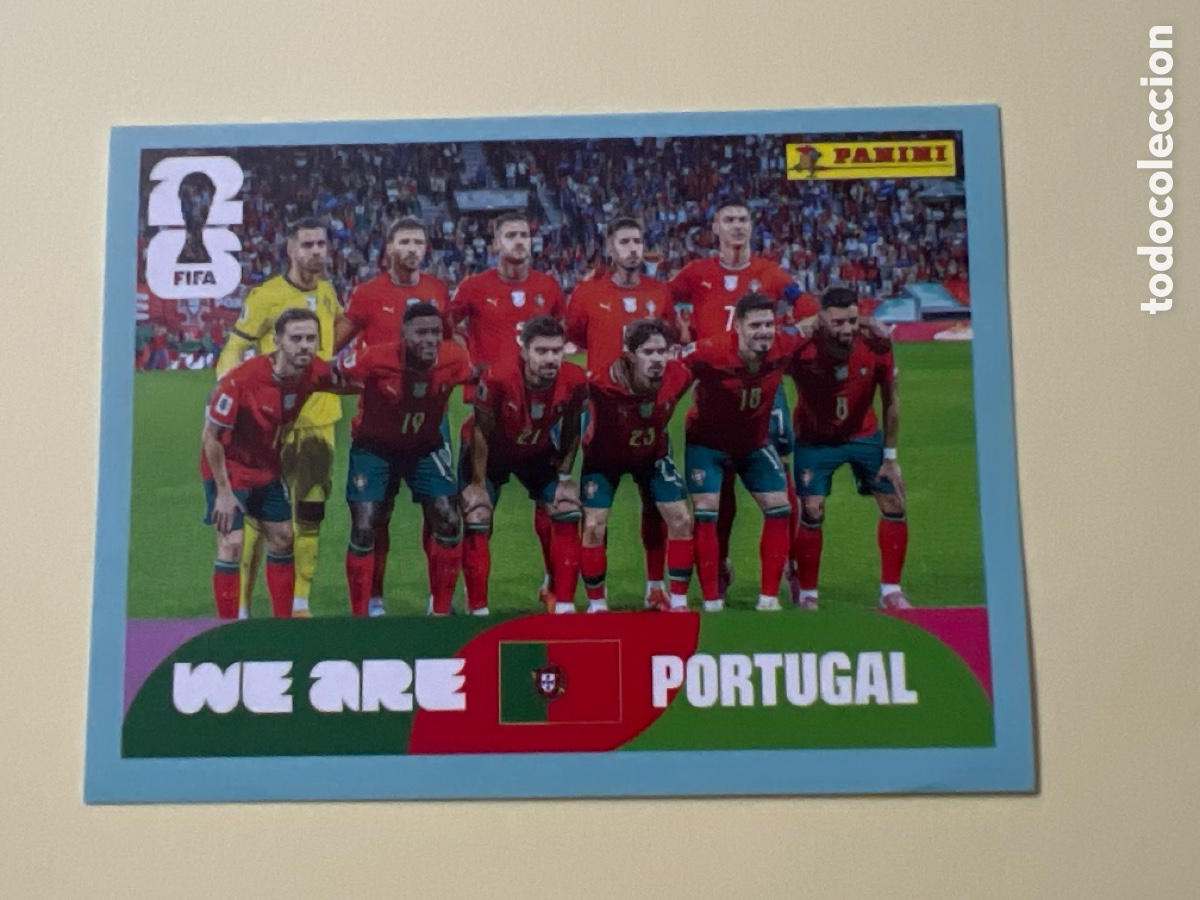 Cromos de f&uacute;tbol: C5555. POR 13 Alineaci&oacute;n equipo plantilla Portugal, Panini FIFA World Cup Mundial 2026 Sticker