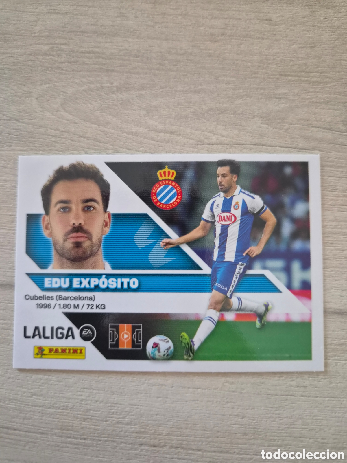 Cromos de f&uacute;tbol: N&deg;13 Espanyol Edu Exposito Liga Este 26/27