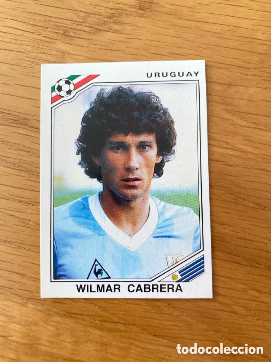 Cromos de f&uacute;tbol: Cromo panini mundial Mexico 86 n&uacute;mero 325 Cabrera - Sticker album world cup 1986