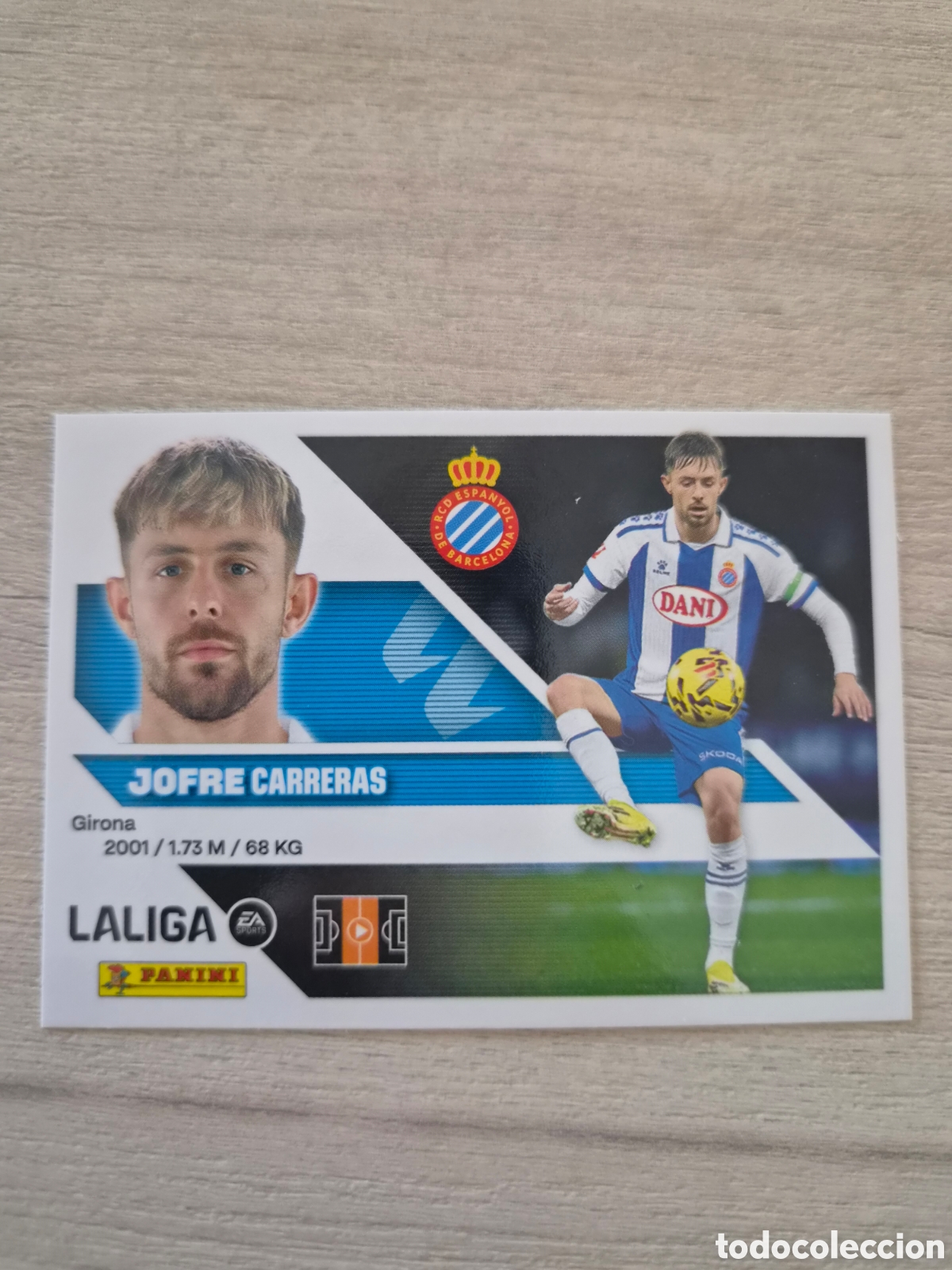 Cromos de f&uacute;tbol: N&deg;14 Espanyol Jofre Liga Este 26/27