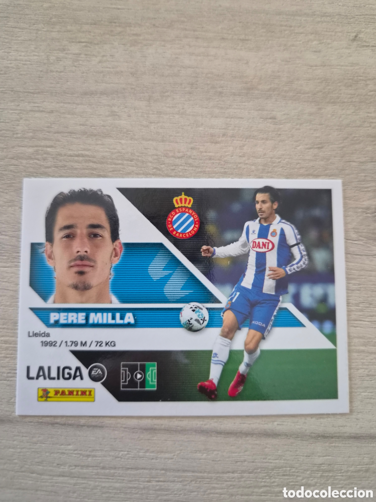 Cartes &agrave; collectionner de Football: N&deg;17 Espanyol Pere Milla Liga Este 26/27