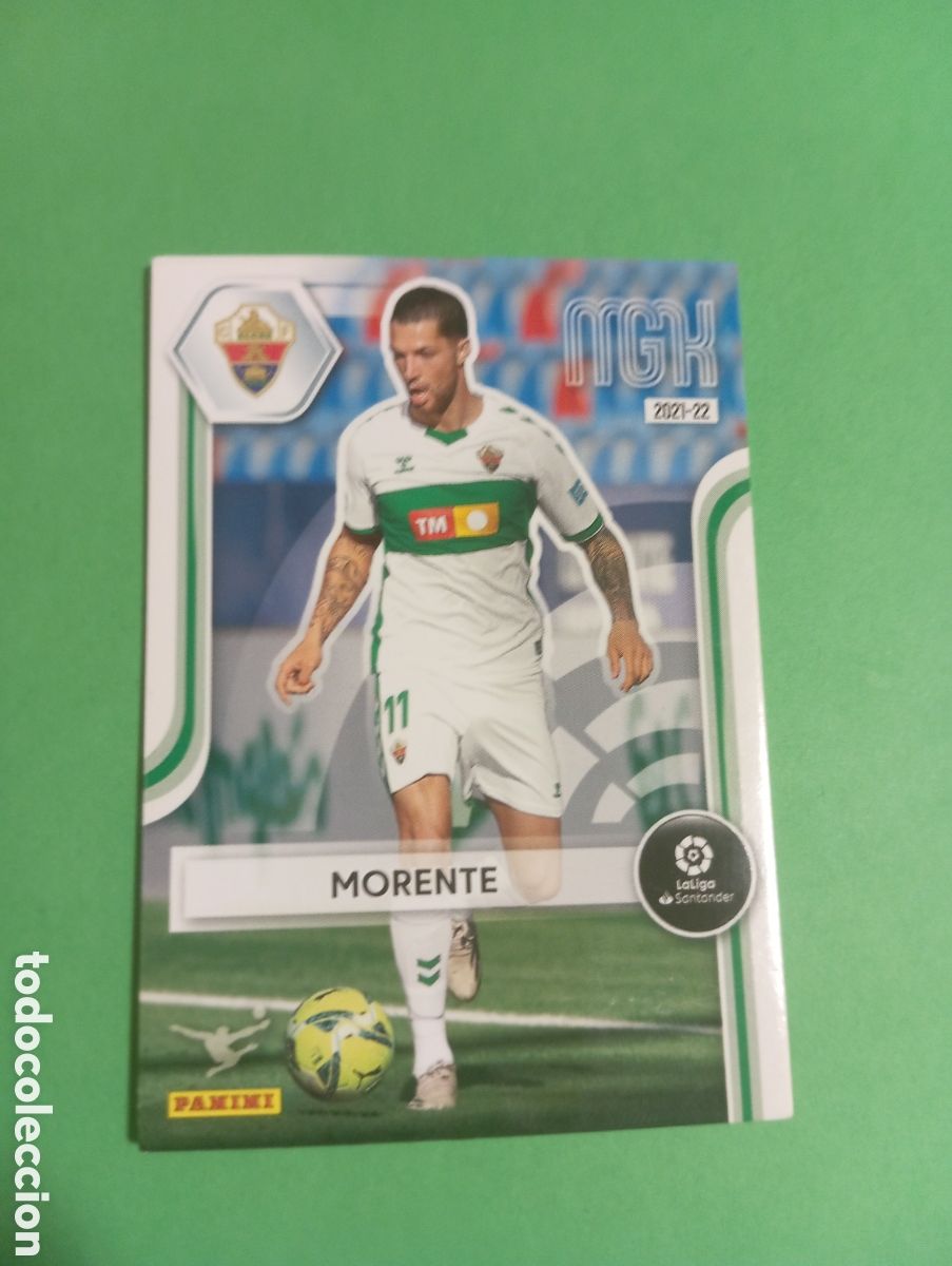 Cromos de f&uacute;tbol: Morente Elche n&deg;141 / PANINI MEGACRACKS 2021/2022