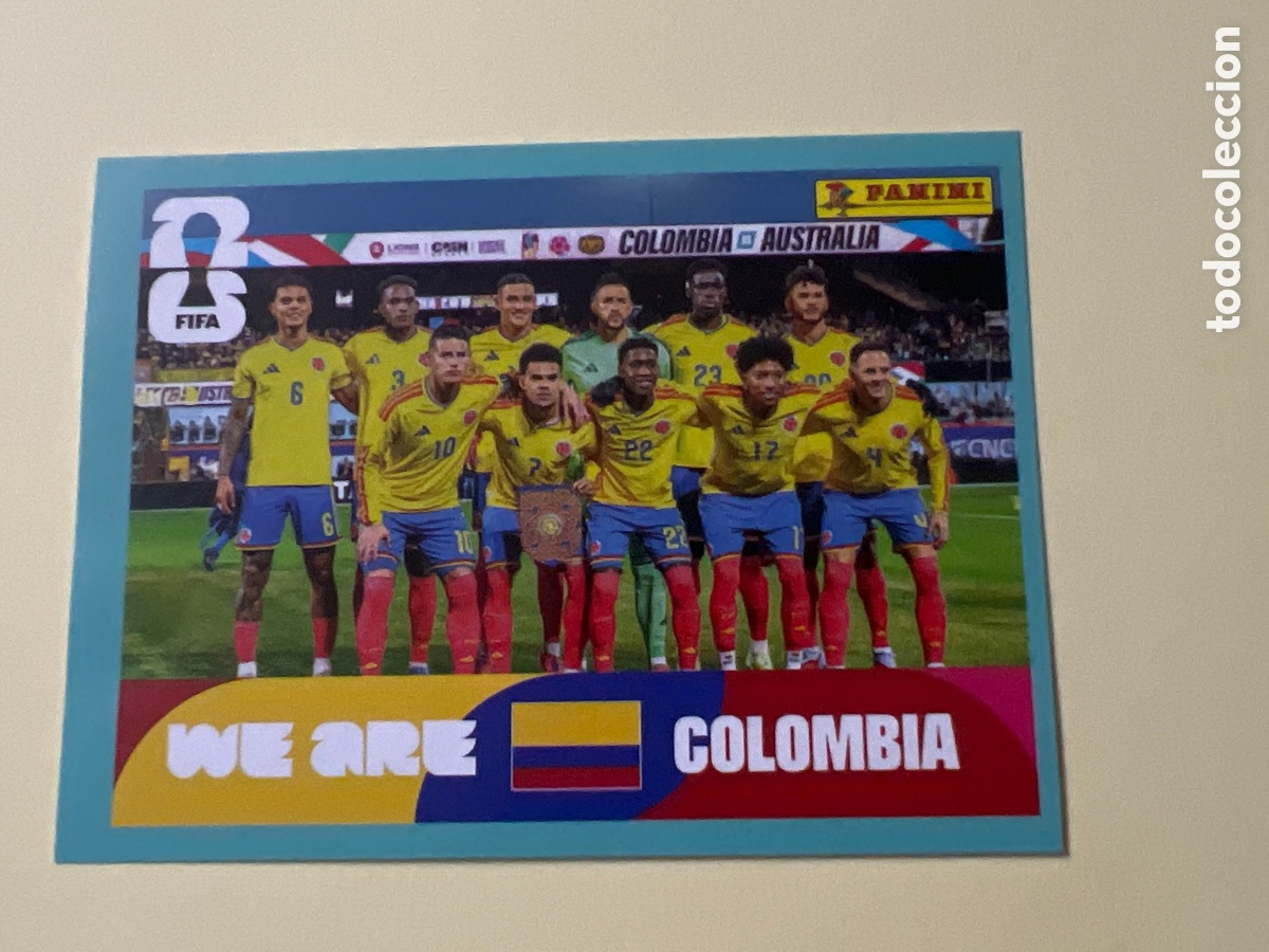 Cromos de f&uacute;tbol: C5562. EQUIPO DE COLOMBIA - COL 13 - MUNDIAL DE FUTBOL - FIFA WORLD CUP 2026