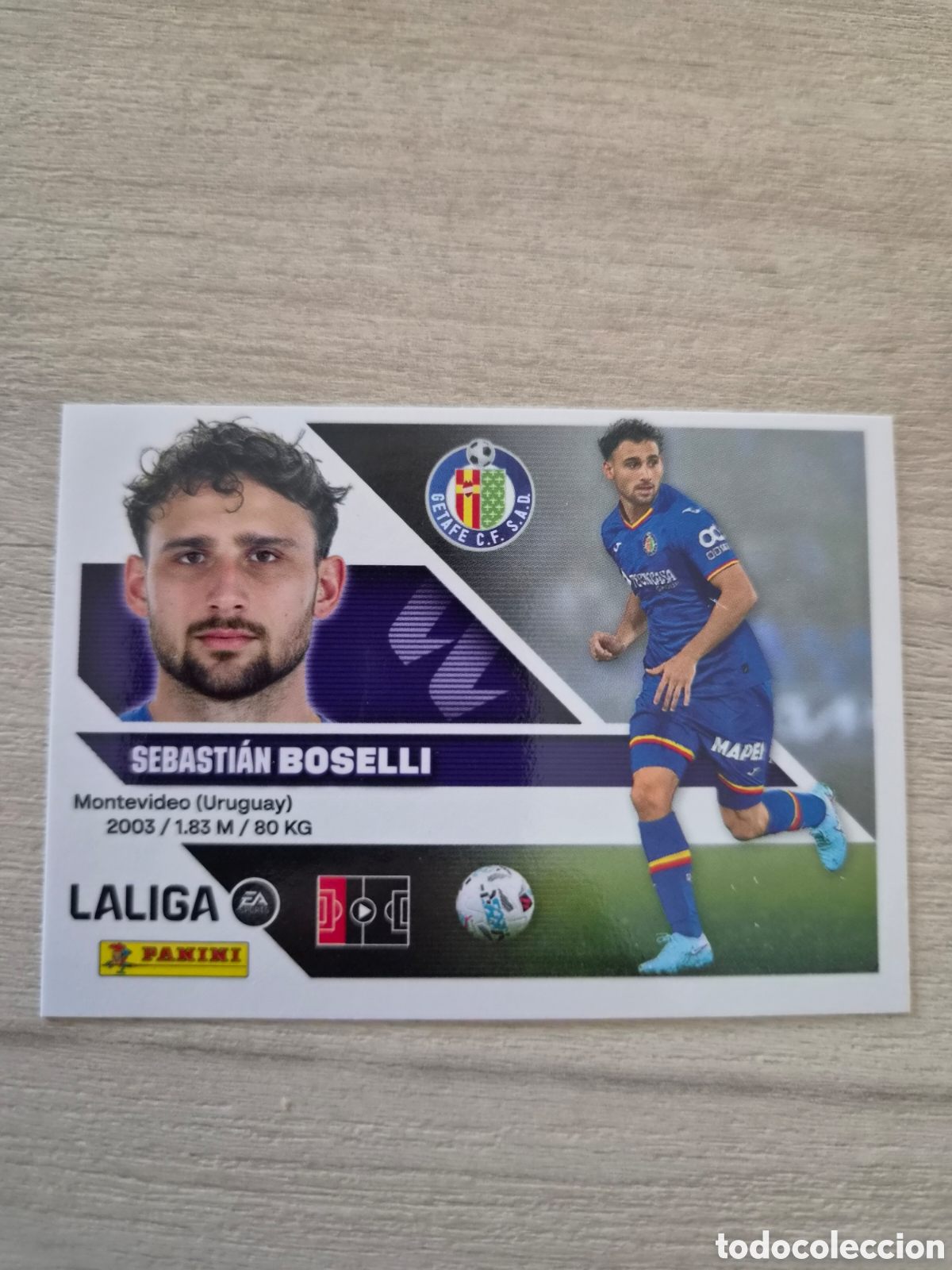 Cromos de f&uacute;tbol: N&deg;7 Getafe Boselli Liga Este 26/27