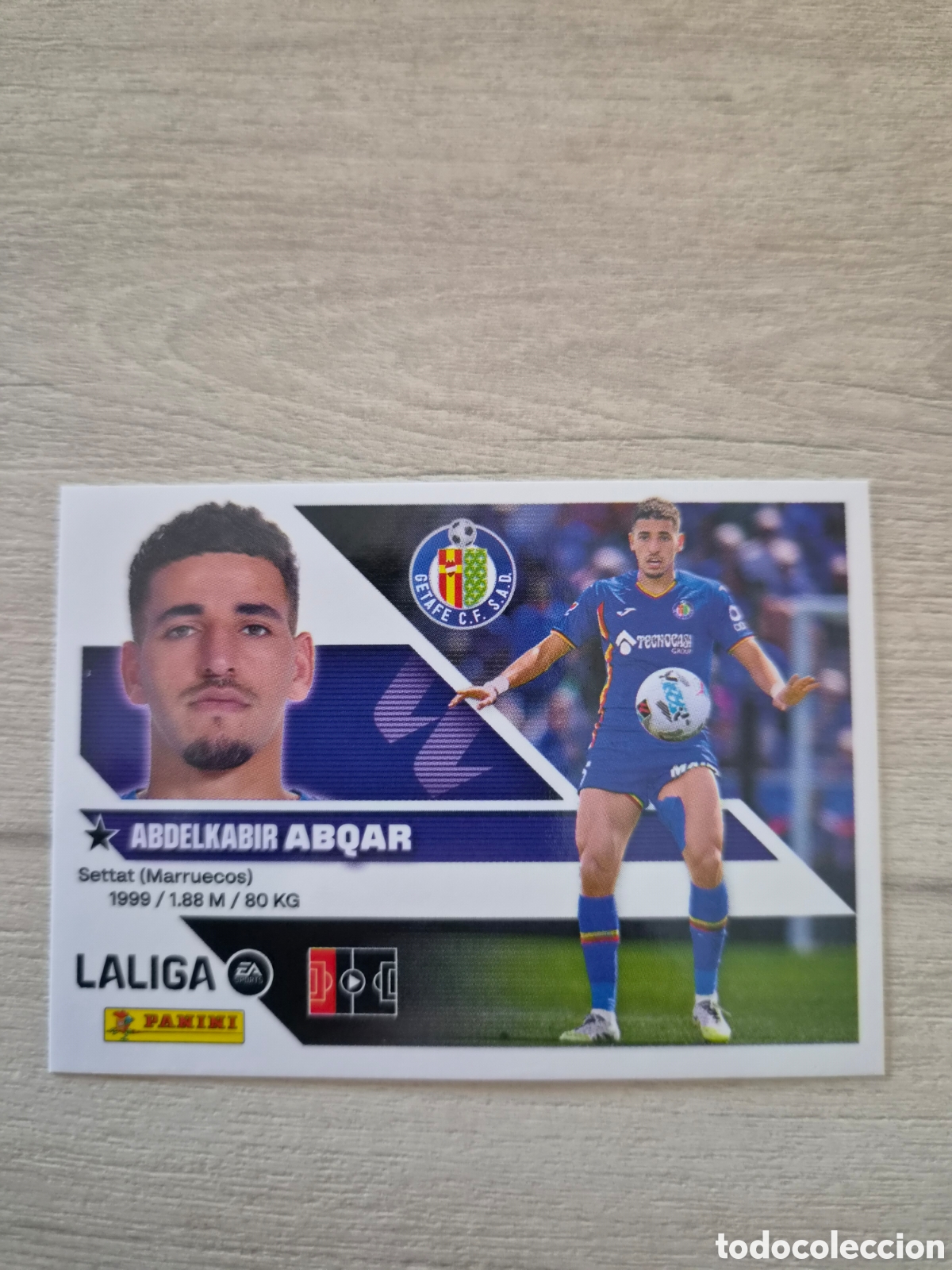 Cromos de f&uacute;tbol: N&deg;8 Getafe Abqar Liga Este 26/27