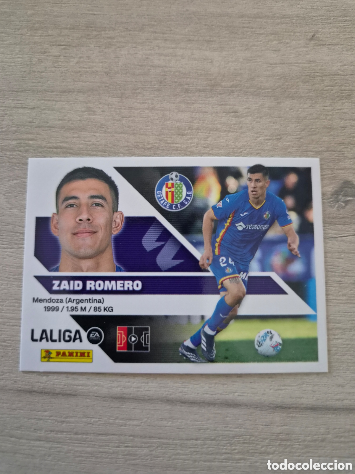 Cromos de f&uacute;tbol: N&deg;9 Getafe Zaid Romero Liga Este 26/27