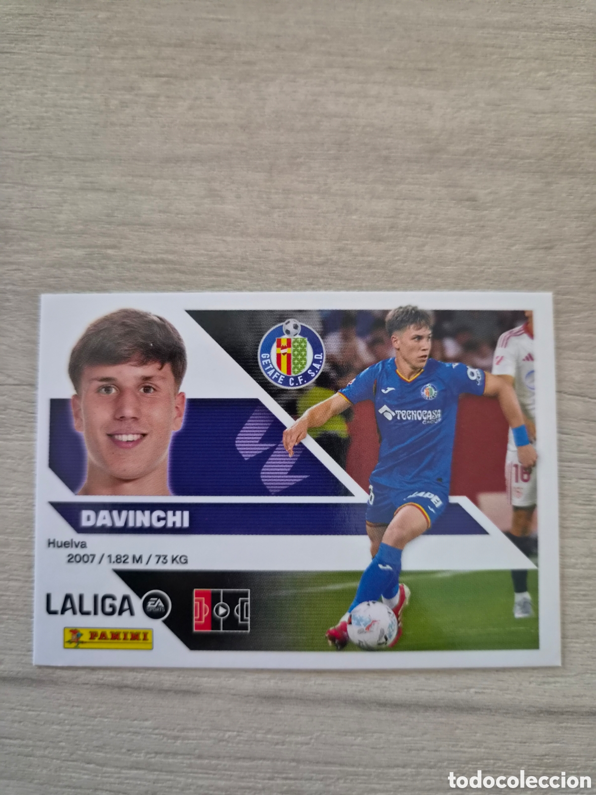 Cromos de f&uacute;tbol: N&deg;10 Getafe Davinchi Liga Este 26/27