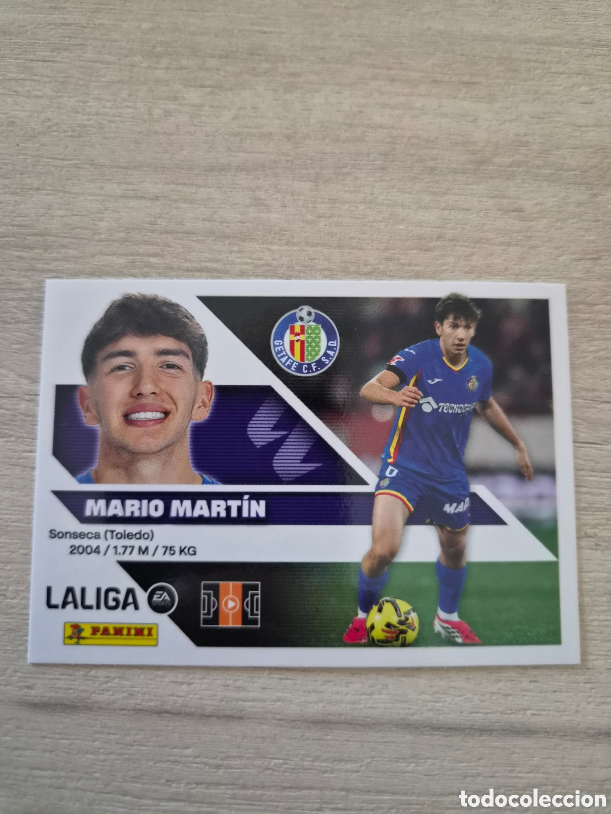 Cromos de f&uacute;tbol: N&deg;11 Getafe Mario Martin Liga Este 26/27