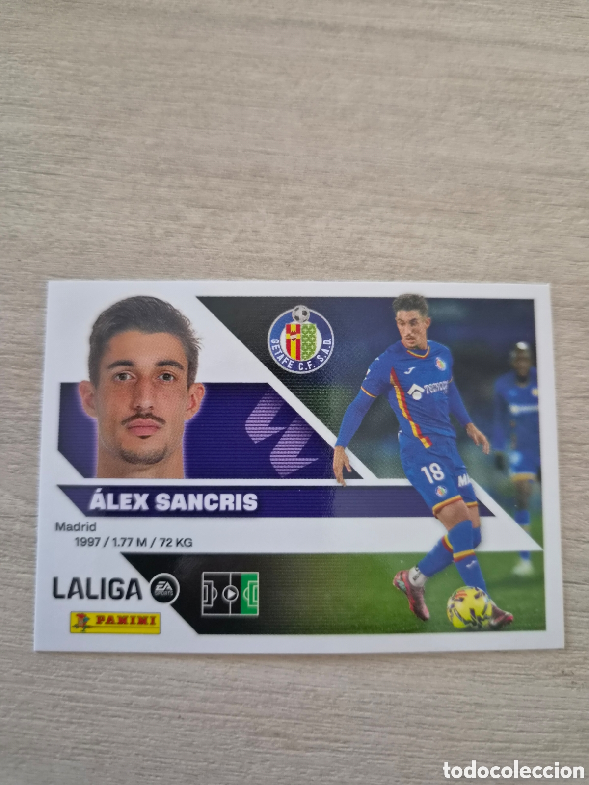 Cromos de f&uacute;tbol: N&deg;17 Getafe Alex Sancris Liga Este 26/27