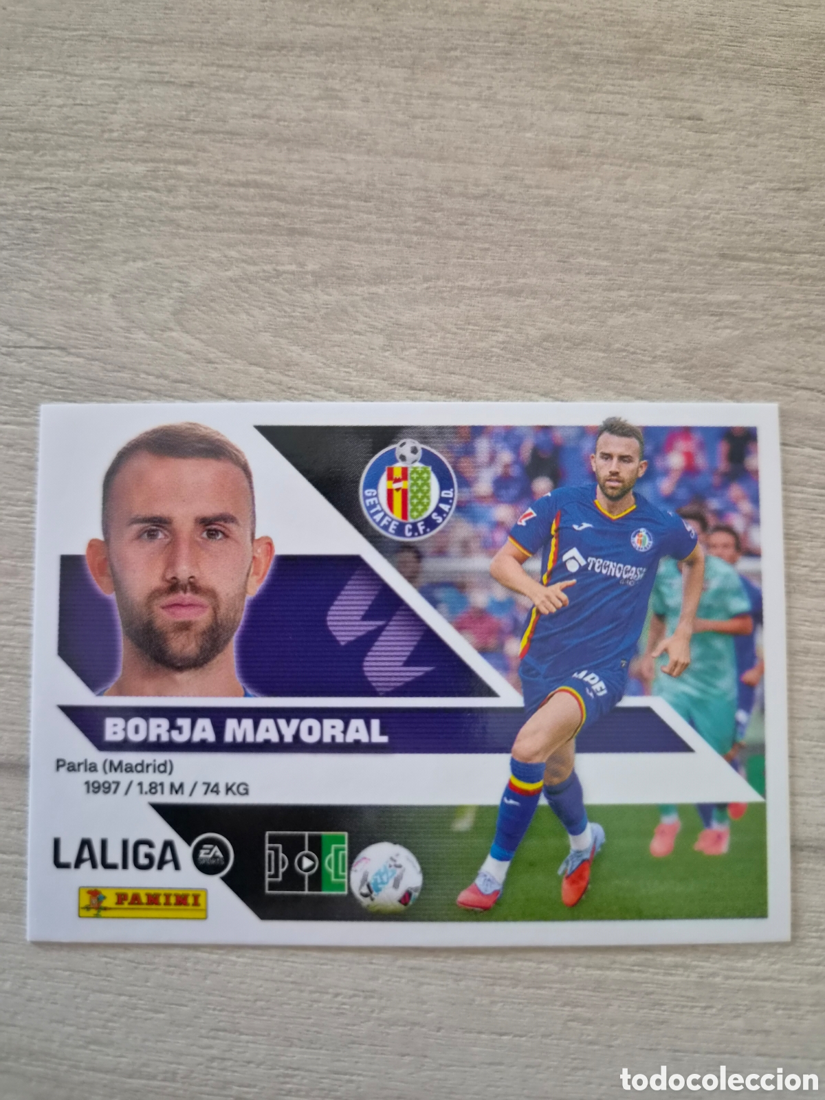 Cromos de f&uacute;tbol: N&deg;18 Getafe Borja Mayoral Liga Este 26/27