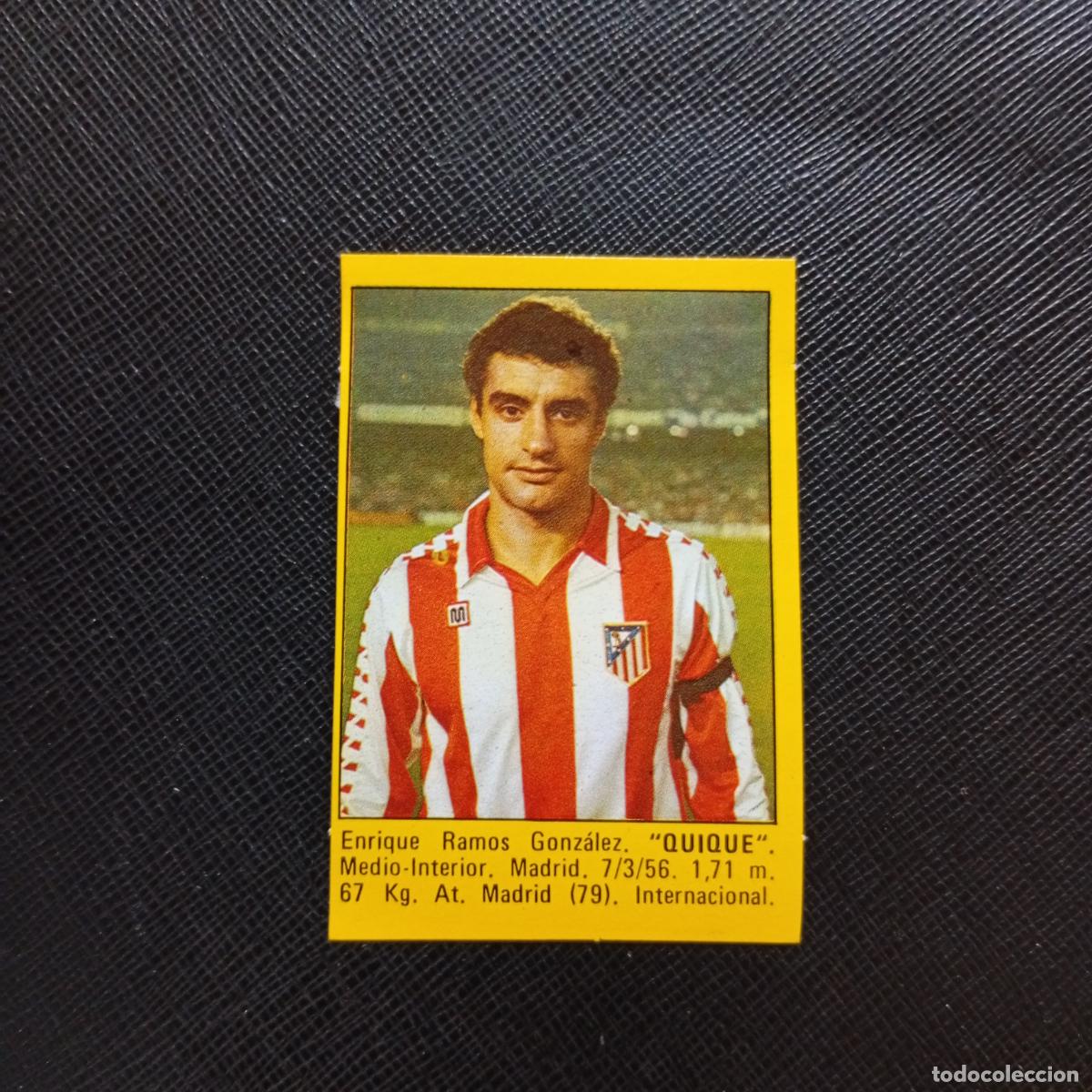 Cromos de Futebol: QUIQUE AT MADRID CROMO SUPER ROLLAN 1984 CROMO FUTBOL LIGA 84 - DESPEGADO - A149 PG8