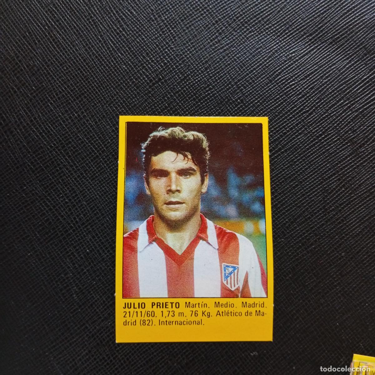 Cromos de Futebol: JULIO PRIETO AT MADRID CROMO SUPER ROLLAN 1984 CROMO FUTBOL LIGA 84 - DESPEGADO - A149 PG8