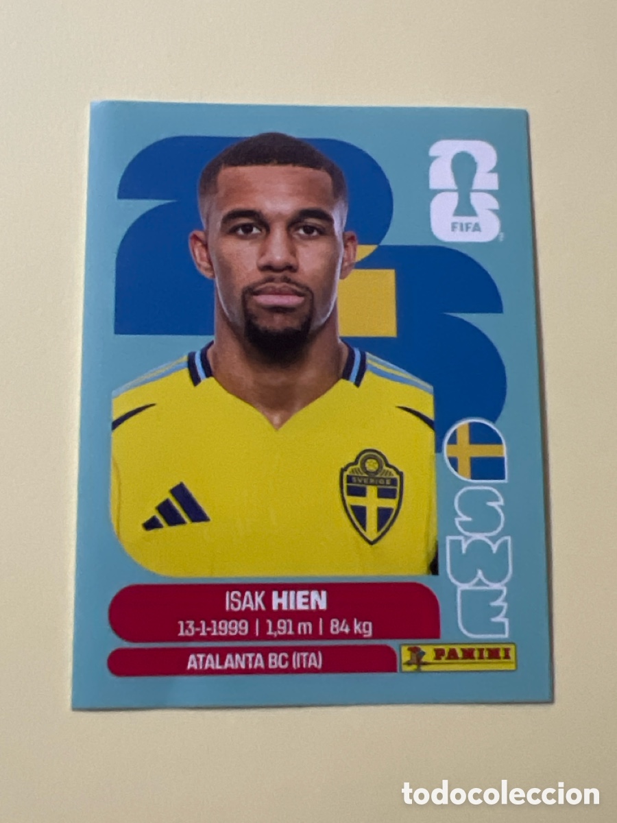 Cromos de Futebol: C5569. HIEN SUECIA SWE 3 MUNDIAL F&Uacute;TBOL 2026 FIFA WORLD CUP PANINI SIN PEGAR