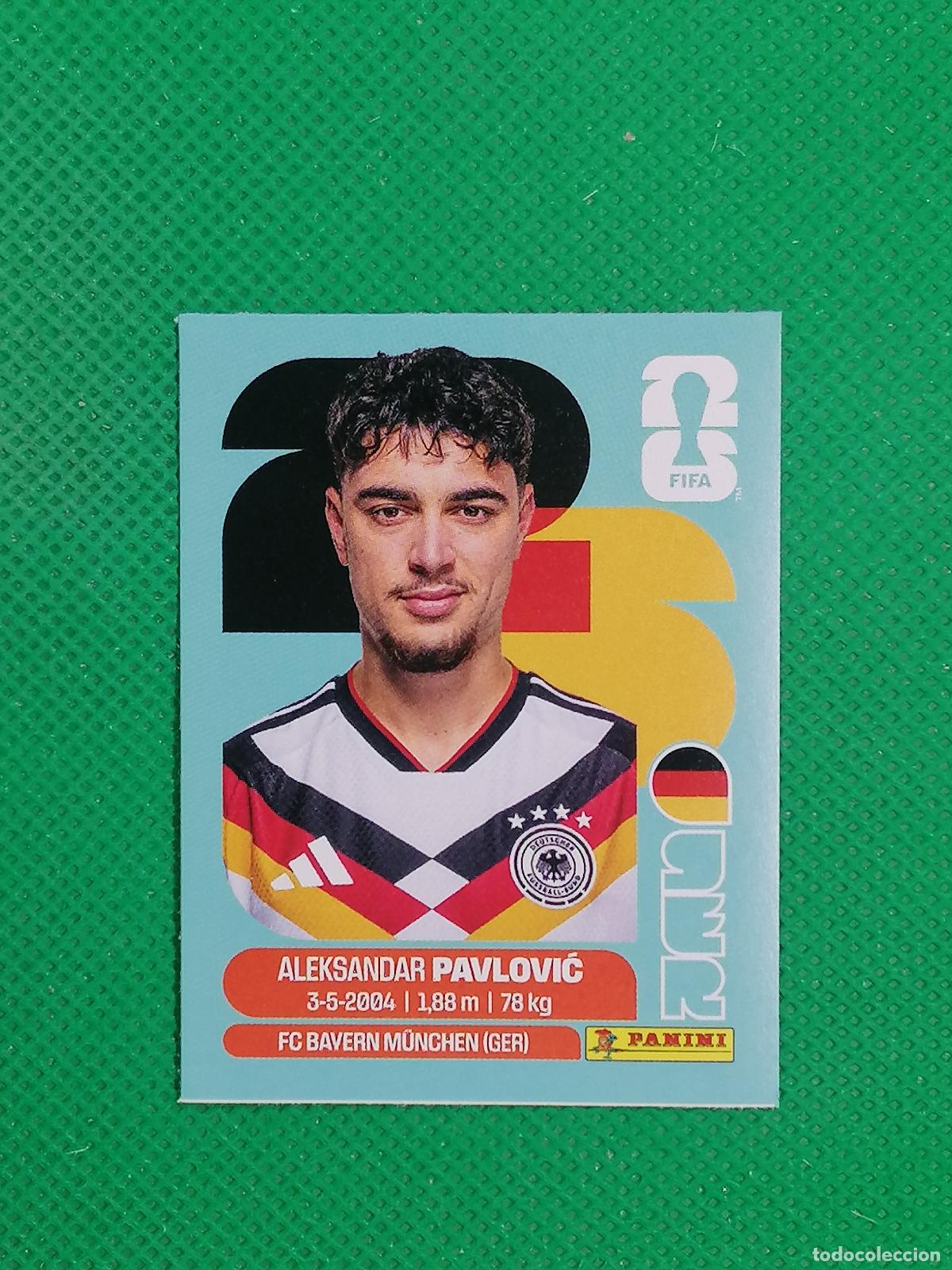 Cromos de Futebol: ALEKSANDAR PAVLOVIC ALEMANIA GER UPDATE SET ⚽ PANINI FIFA MUNDIAL WORLD CUP 26 2026 STICKER ⚽