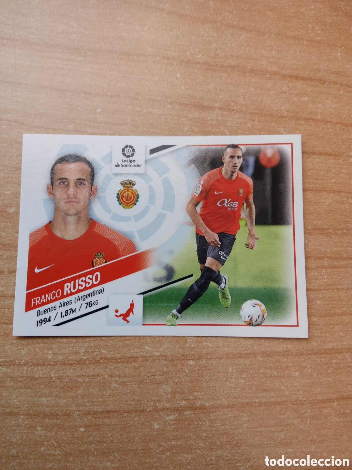 Cromos de Futebol: 7 FRANCO RUSSO MALLORCA LIGA ESTE 2022 2023