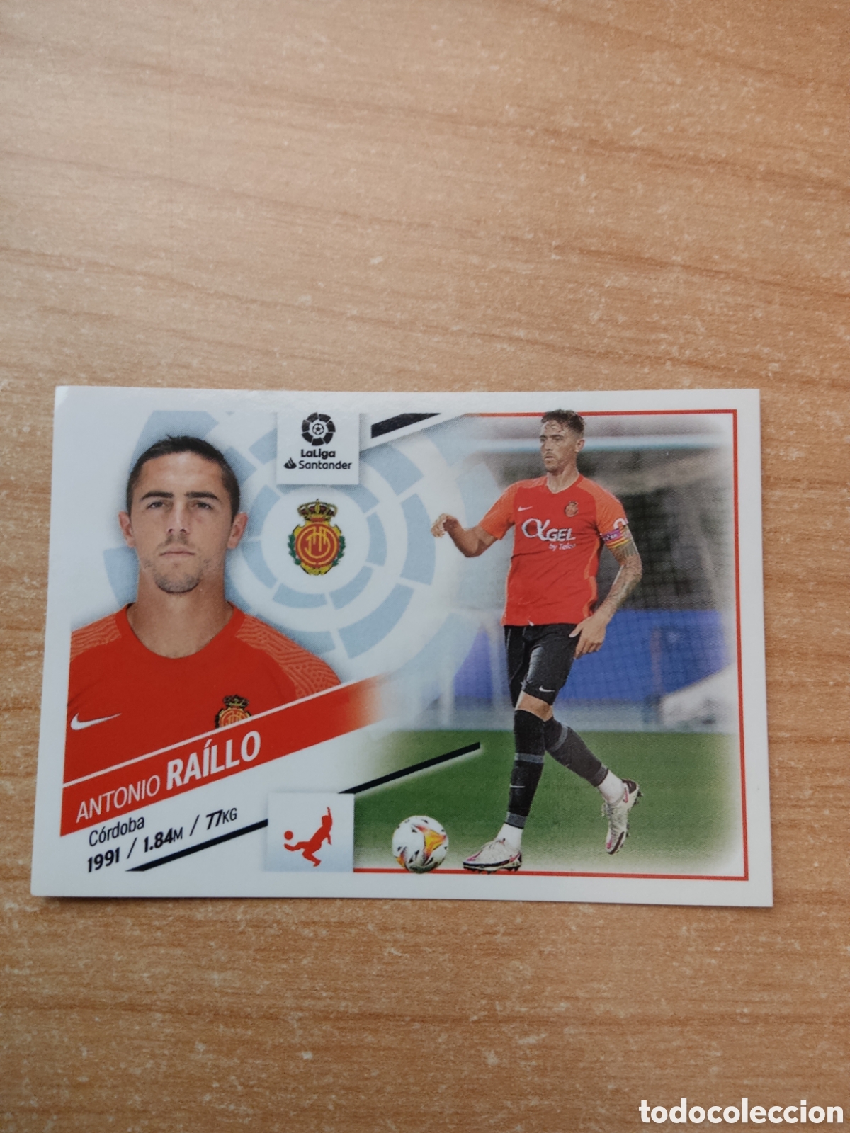 Cromos de Futebol: 8 ANTONIO RAILLO MALLORCA LIGA ESTE 2022 2023