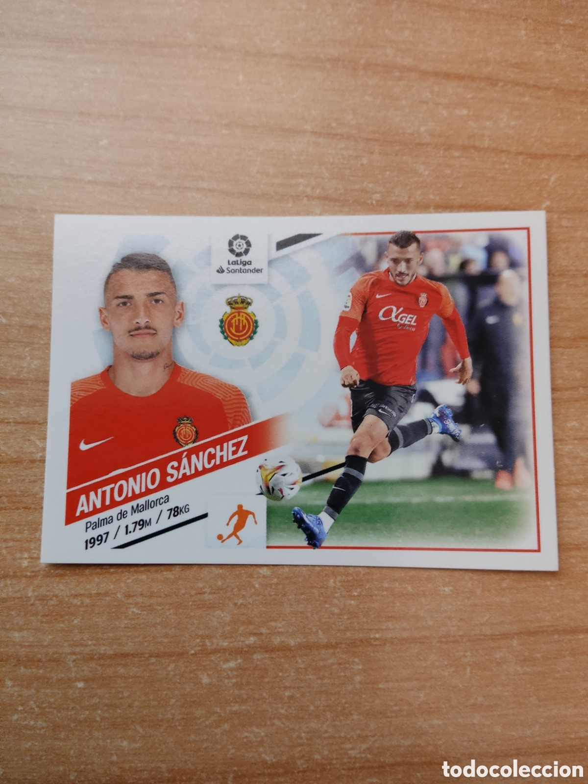 Cromos de f&uacute;tbol: 12 ANTONIO SANCHEZ MALLORCA LIGA ESTE 2022 2023