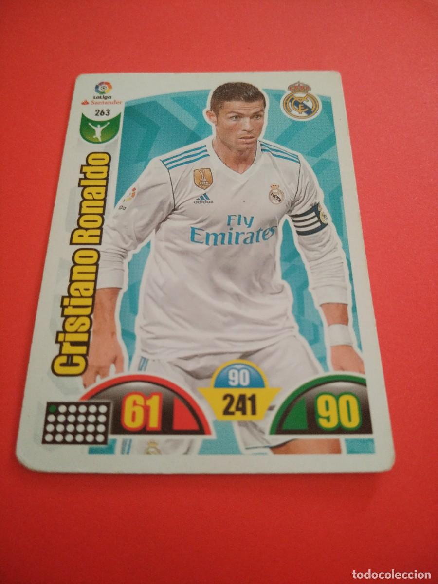 Cromos de f&uacute;tbol: ADRENALYN CRISTIANO RONALDO N 263