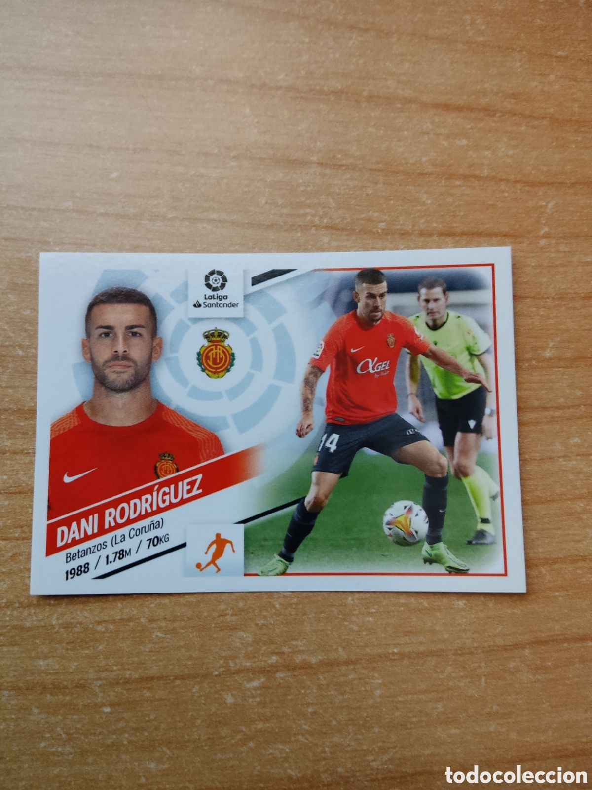 Football Stickers: 13 DANI RODRIGUEZ MALLORCA LIGA ESTE 2022 2023