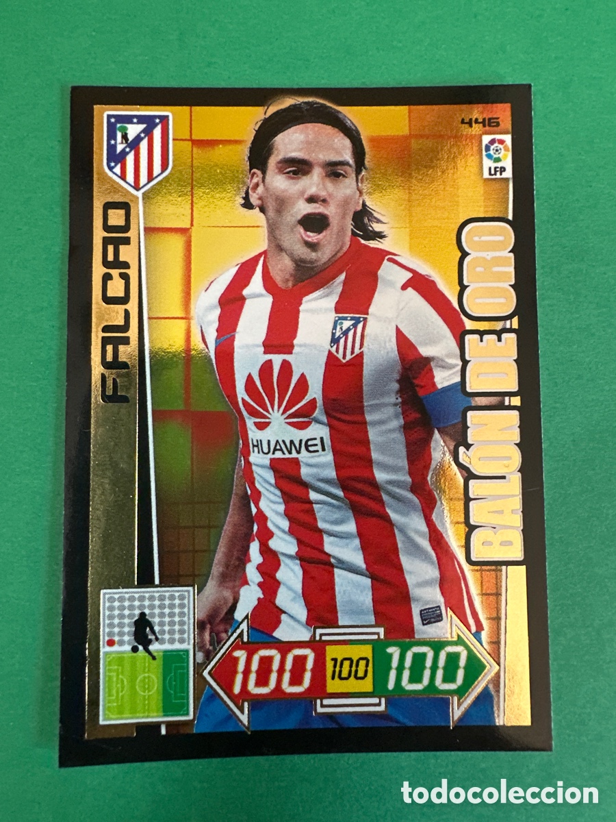 Cromos de f&uacute;tbol: FALCAO (AT.MADRID) BAL&Oacute;N DE ORO ADRENALYN XL LIGA 2012-2013 12 13 PANINI