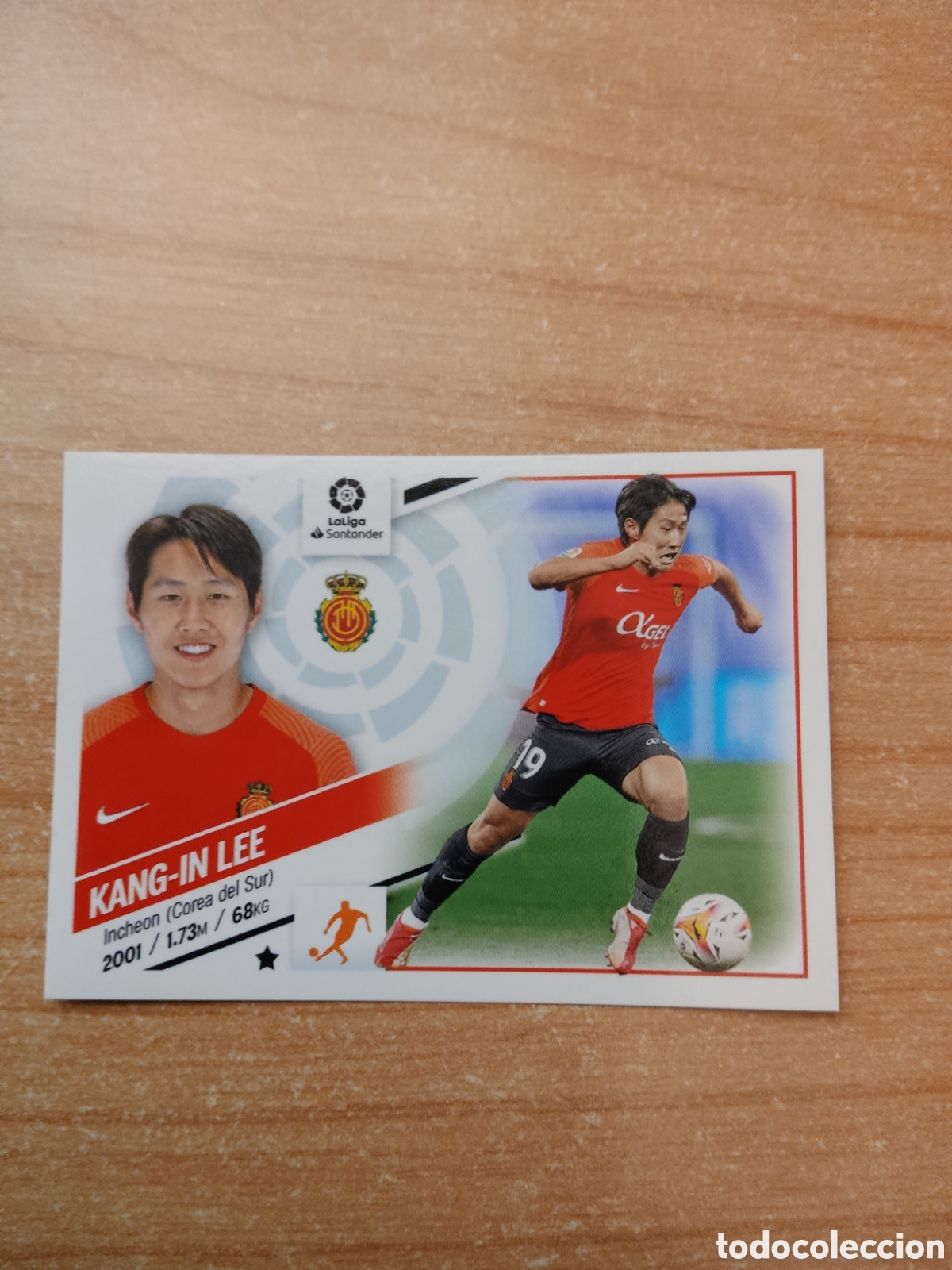Cromos de f&uacute;tbol: 16 KANG IN LEE MALLORCA LIGA ESTE 2022 2023
