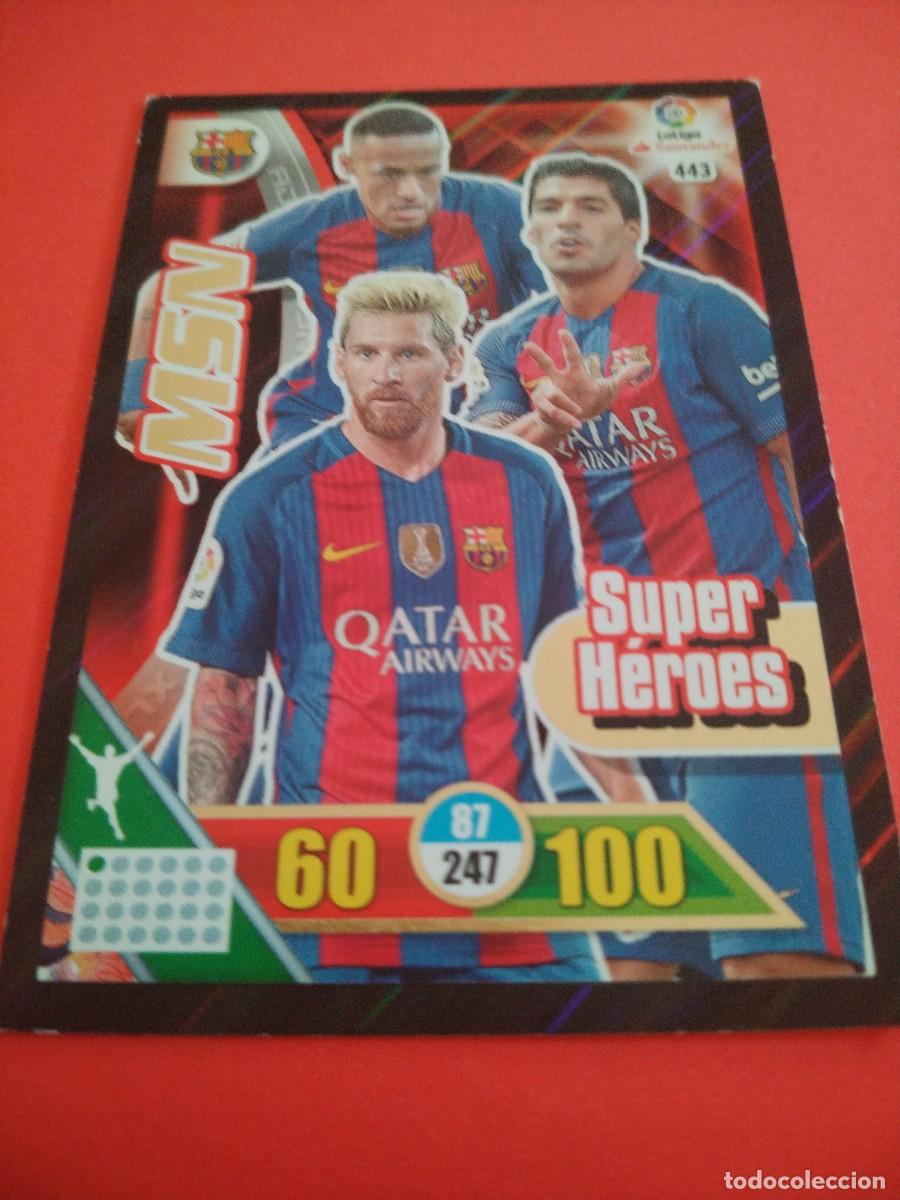 Cromos de f&uacute;tbol: ADRENALYN SUPERHEROES 443