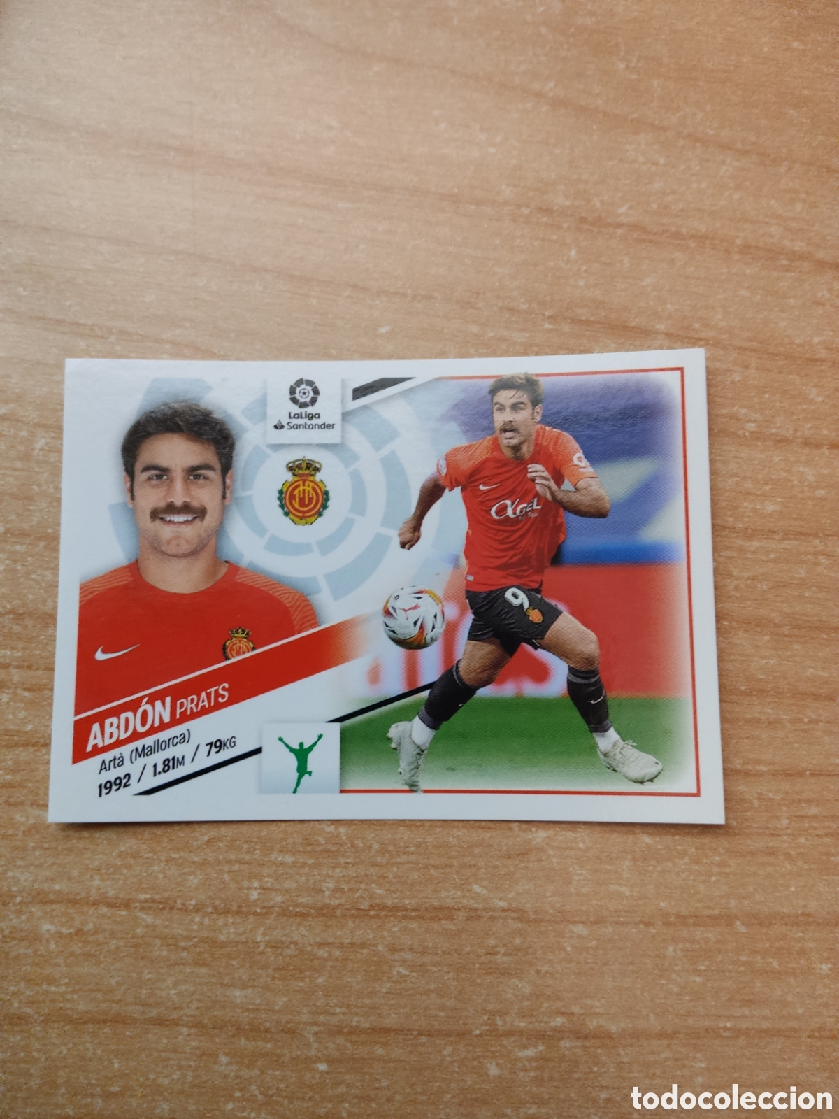 Cromos de f&uacute;tbol: 18 ABDON PRATS MALLORCA LIGA ESTE 2022 2023