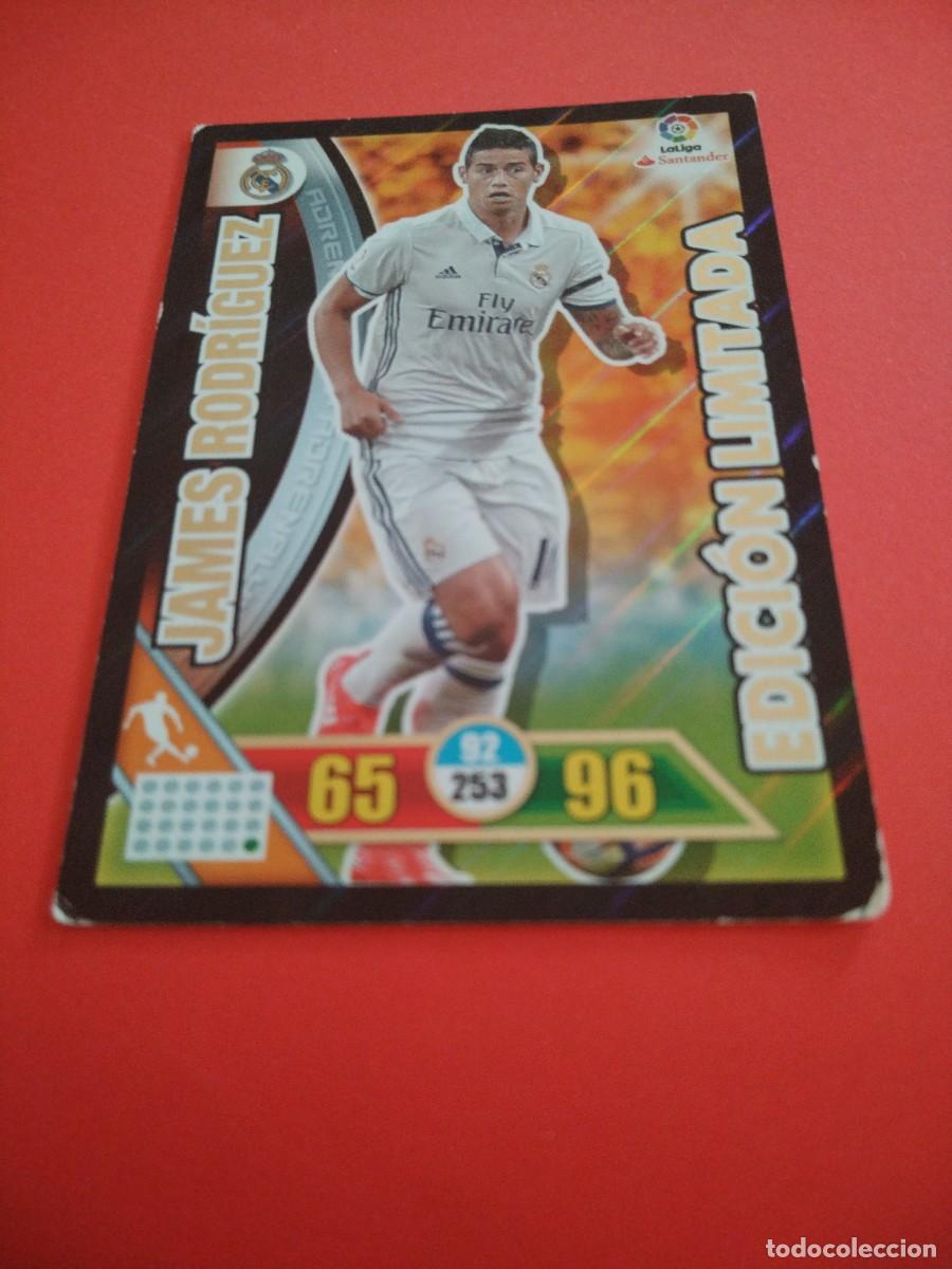 Cromos de f&uacute;tbol: ADRENALYN EDICION LIMITADA JAMES RODRIGUEZ