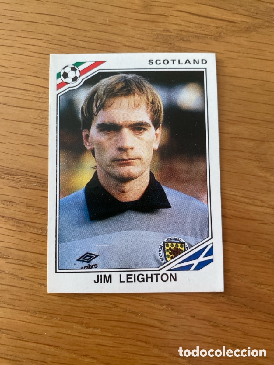 Football Stickers: Cromo panini mundial Mexico 86 n&uacute;mero 330 Leighton - Sticker album world cup 1986