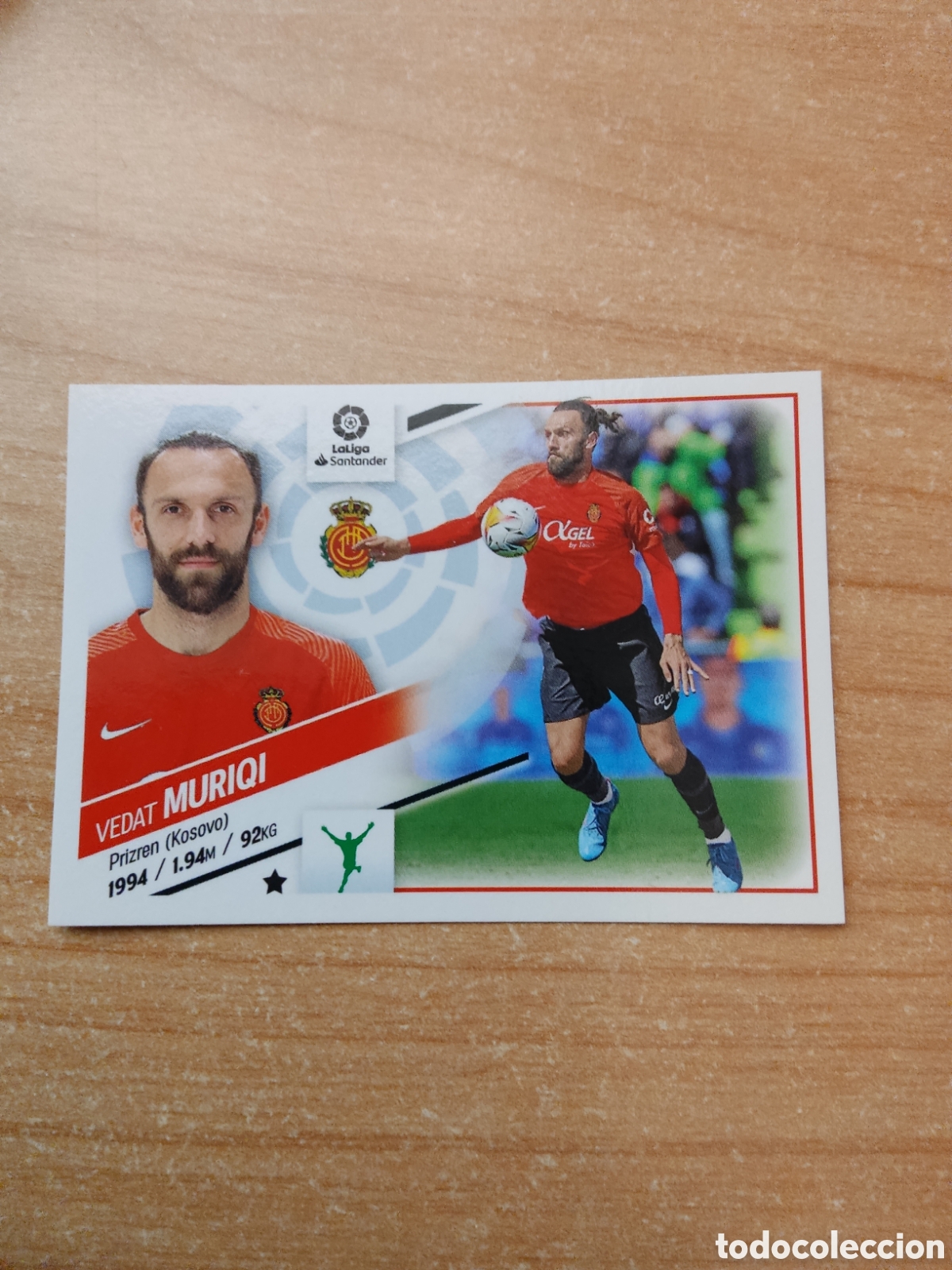 Football Stickers: 20 MURIQI MALLORCA LIGA ESTE 2022 2023