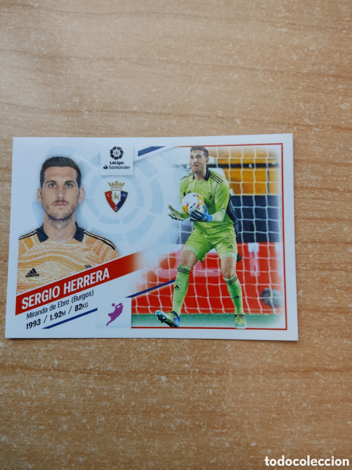 Fu&szlig;ball-Sticker: 3 SERGIO HERRERA OSASUNA LIGA ESTE 2022 2023
