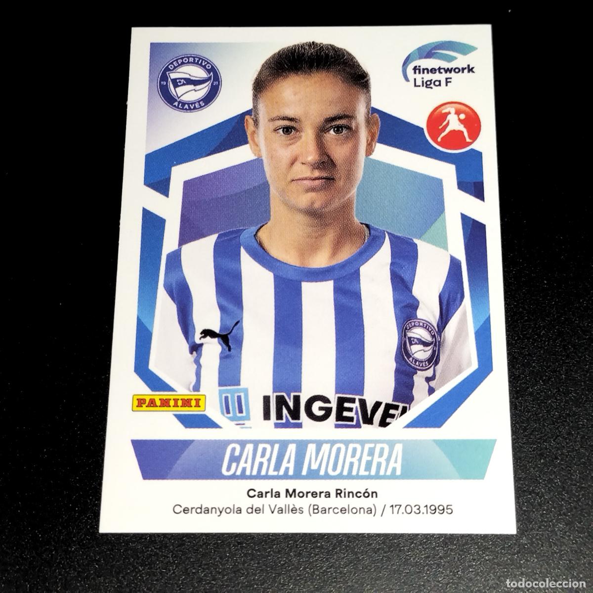 Fu&szlig;ball-Sticker: N&ordm; 53 CARLA MORERA DEPORTIVO ALAVES CROMOS FINETWORK LIGA F FEMENINA PANINI 2022 2023 22 23