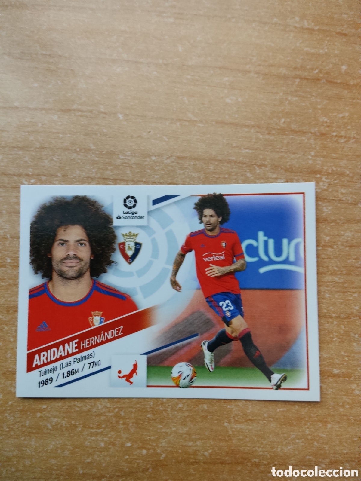 Cromos de f&uacute;tbol: 7 ARIDANE HERNANDEZ OSASUNA LIGA ESTE 2022 2023