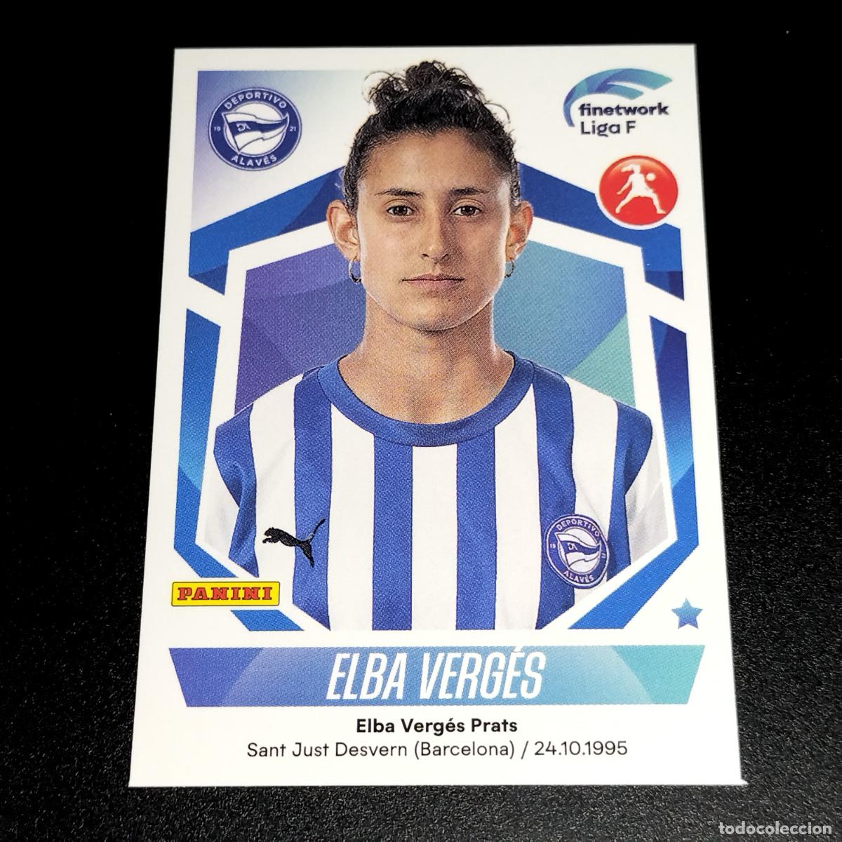 Fu&szlig;ball-Sticker: N&ordm; 55 ELBA VERGES DEPORTIVO ALAVES CROMOS FINETWORK LIGA F FEMENINA PANINI 2022 2023 22 23