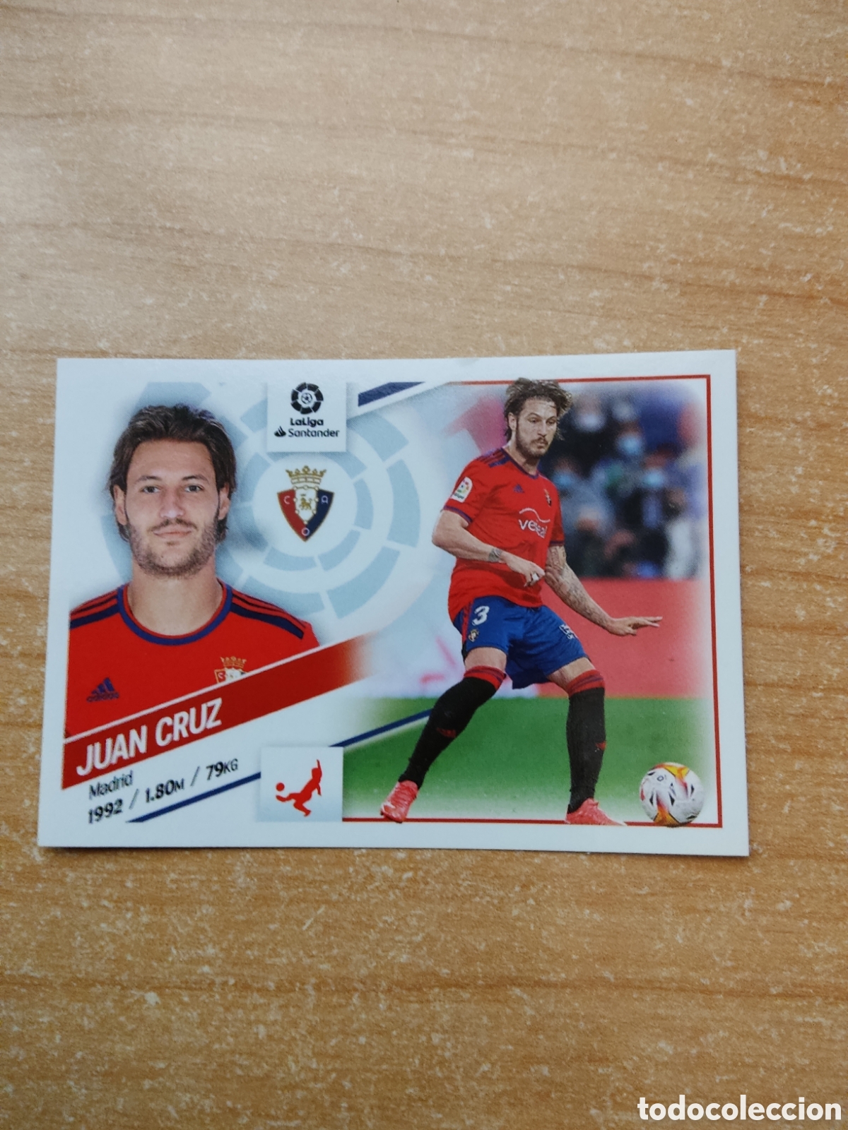 Fu&szlig;ball-Sticker: 8 JUAN CRUZ OSASUNA LIGA ESTE 2022 2023