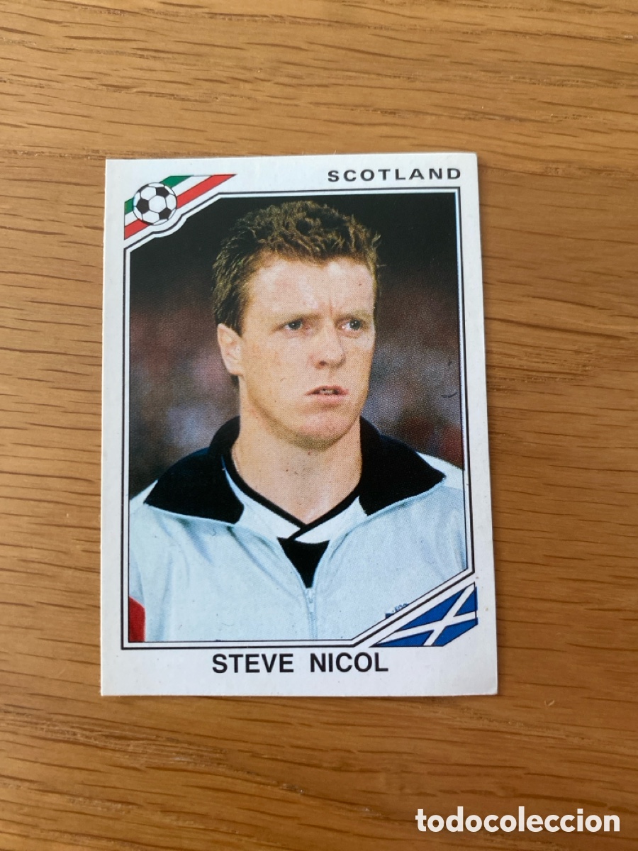 Fu&szlig;ball-Sticker: Cromo panini mundial Mexico 86 n&uacute;mero 335 Nicol - Sticker album world cup 1986
